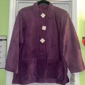 New Genuine leather suede Coat